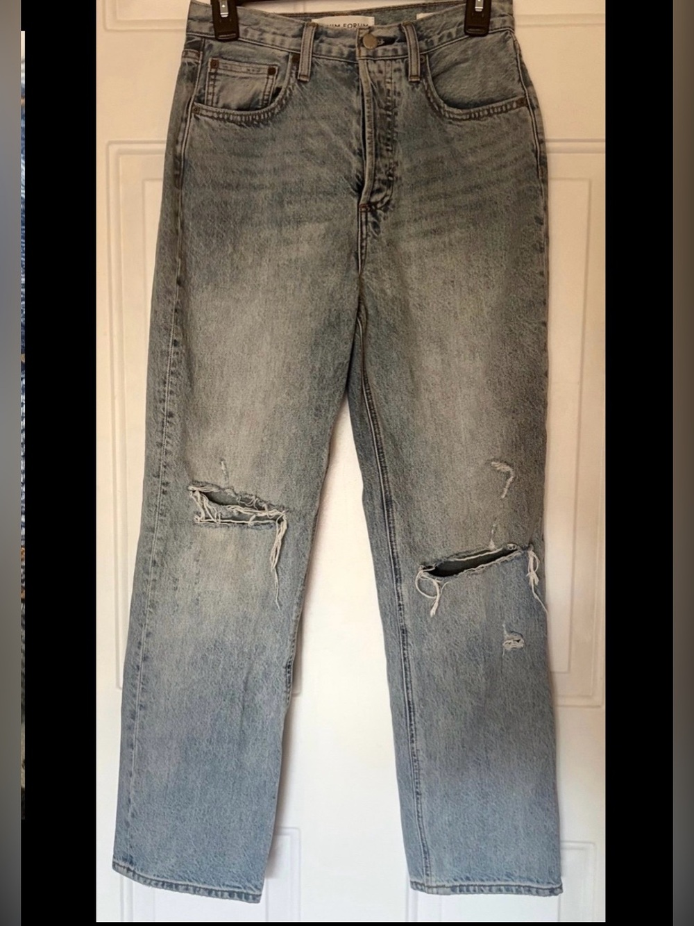 Cotton denim jeans, Denim Forum by Aritzia The Joni High Rise Loose 29L, size 26
